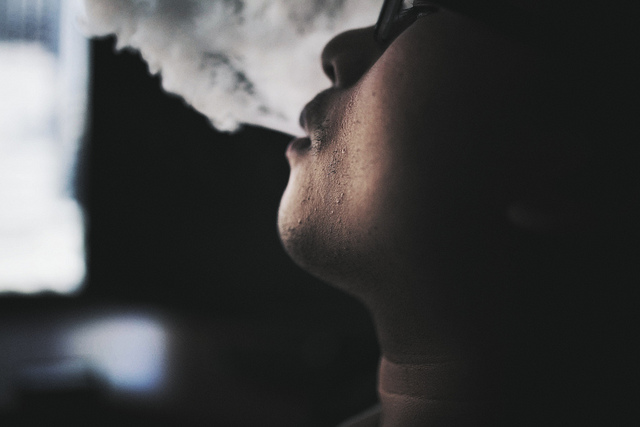 Drug DUI in Chandler, AZ - person exhaling smoke