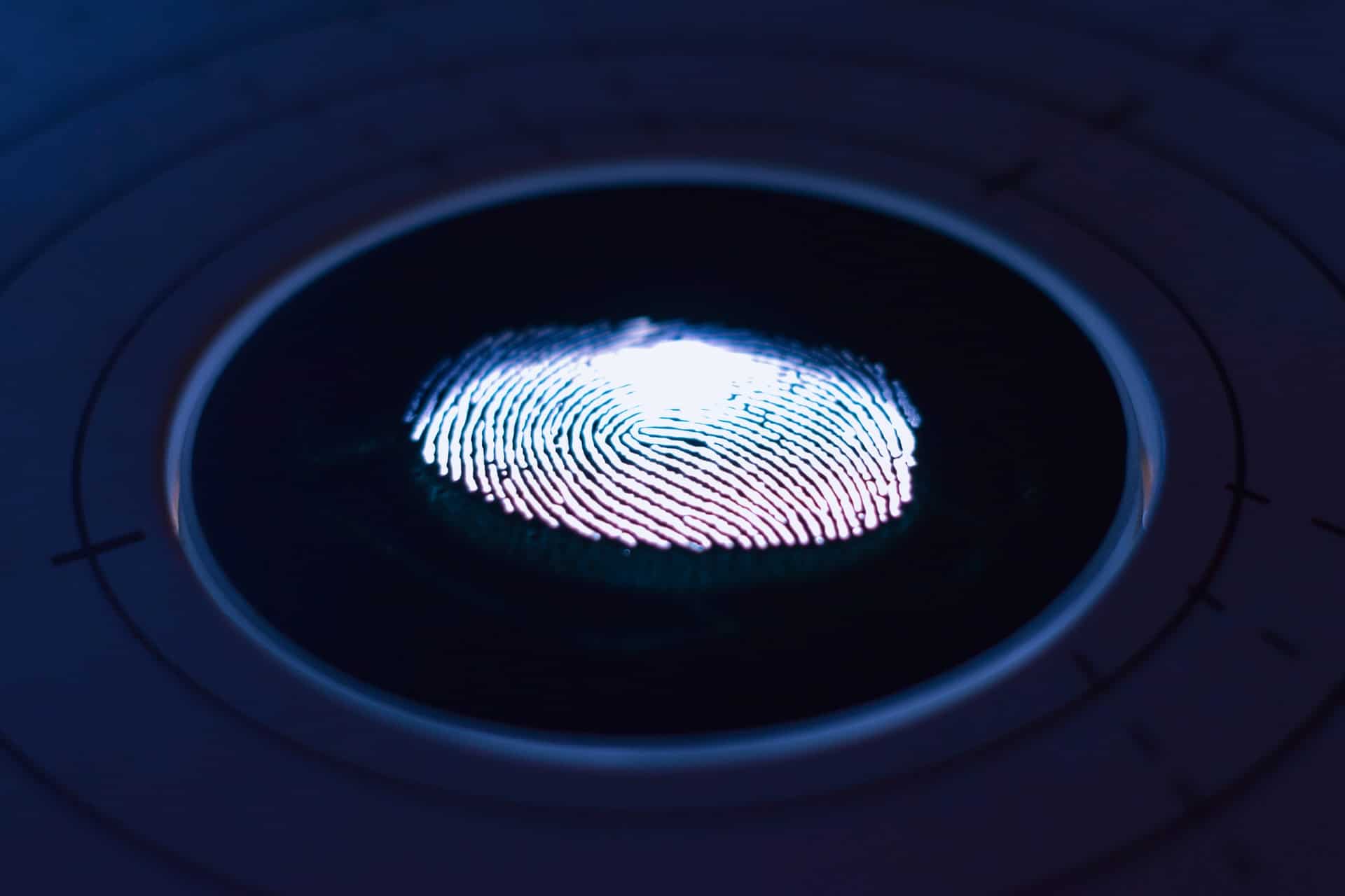 arizona fingerprint clearance card -- illuminated fingerprint